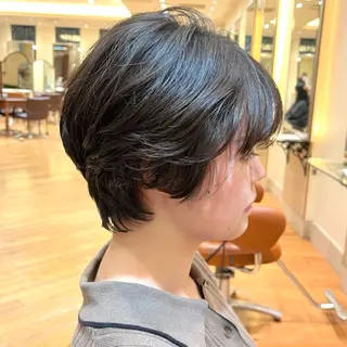 ショート ショートカット / 銀座/ 青山莉奈のヘアスタイル