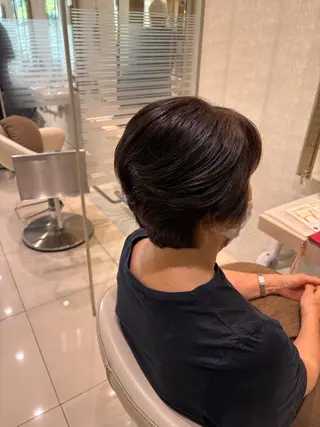 ショート 縮毛矯正&髪質改善 西野のヘアスタイル