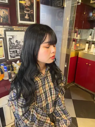 セミロング カラー 👑派手髪/カット 👑ANRYのヘアスタイル
