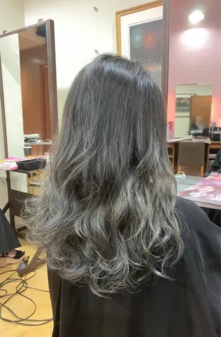 ロング カラー 韓国レイヤーカット★ 小林大樹のヘアスタイル