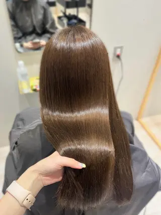 ロング カラー ヘアアレンジ hazuki🐈‍⬛ 透明感カラーのヘアスタイル