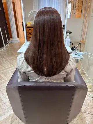 ロング パーマ 🌈縮毛矯正特化 杉浦　夏生のヘアスタイル