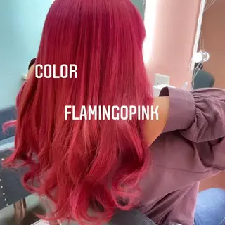 セミロング カラー エクステ🩵ブリーチ 韓国ヘア🩵KAEのヘアスタイル