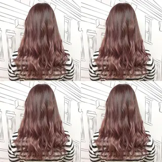 ミディアム カラー TOMOKA 艶髪/透明感カラーのヘアスタイル