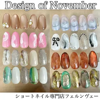 ネイル ショートネイル専門店 フェルンヴェー代々木のネイルデザイン