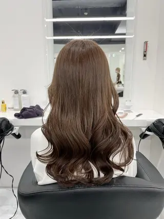 カラー 盛れる上質ワンホン ヘア🤍YUME🤍のヘアスタイル