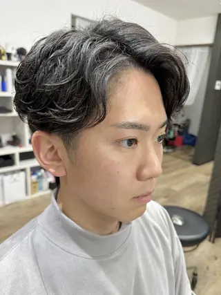 パーマ メンズ 村井隆仁/上品/ 海外風/栄/矢場町のヘアスタイル