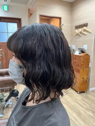 ミディアム パーマ 🍇おぐら めぐみ🍇のヘアスタイル