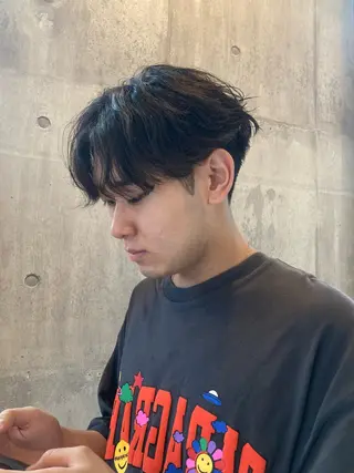 パーマ メンズ ハマノ ミユのヘアスタイル