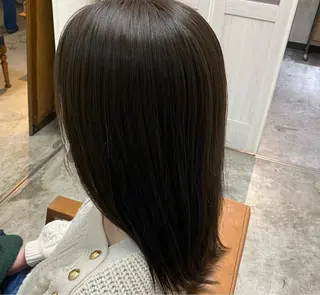 ミディアム カラー 心斎橋美容室 ARCHEあやかのヘアスタイル