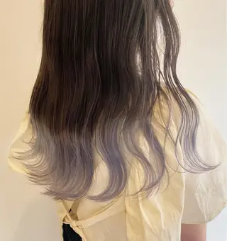 ロング カラー RAIMA ケアハイトーンのヘアスタイル
