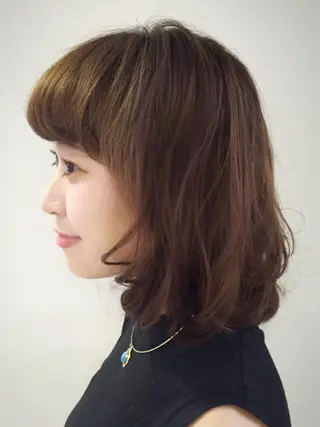 ショート カラー パーマ 松川 智行のヘアスタイル