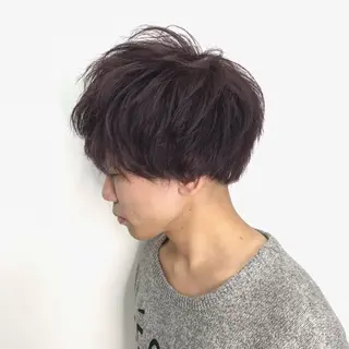 カラー メンズ ブリーチカラー/ 岩破瑞希のヘアスタイル
