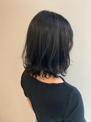 ミディアム 顔まわりカット✄ ベージュカラー🧸のヘアスタイル