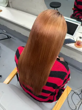 ロング ブリーチ×縮毛矯正 💫だいちのヘアスタイル