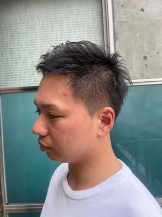 ショート カラー パーマ ヘアアレンジ メンズ キッズ ネイル マツエク・マツパ アイブロウ 久木原 ゆりのヘアスタイル