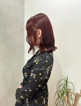 ロング カラー ヘアアレンジ Himawari♡ 柔らかいカラーのヘアスタイル