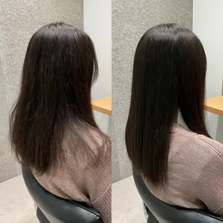 セミロング 髪質改善ヘアケア 艶髪特化/上田のヘアスタイル