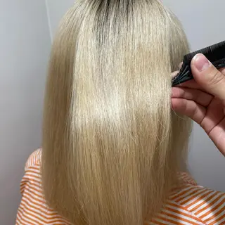 セミロング 有働 直広のヘアスタイル