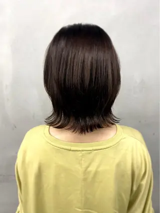 ミディアム 艶髪/縮毛矯正 🫧辻野海羽のヘアスタイル
