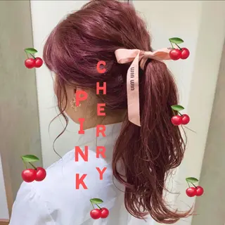 ロング カラー ヘアアレンジ ハイトーン特化 川井優汰のヘアスタイル