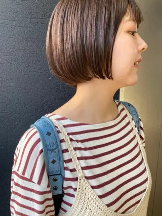 ショート カラー パーマ ヘアアレンジ メンズ キッズ ネイル マツエク・マツパ 🫧umu.🫧韓国 /レイヤー/ハッシュのヘアスタイル