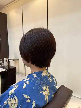 ショート カラー 盛れるピンクカラー 🎀スパ　みき🎀のヘアスタイル