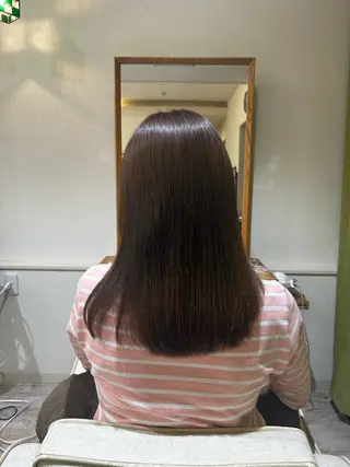 セミロング カラー SUZU Rimのヘアスタイル