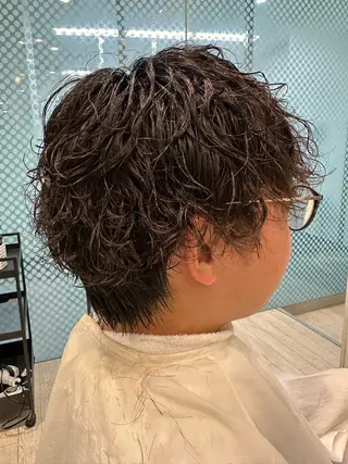 パーマ メンズ メンズカット 井上　凜太郎のヘアスタイル