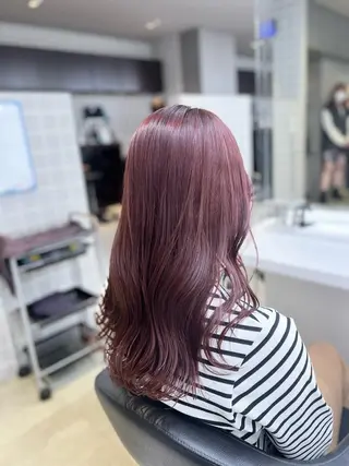 ロング カラー ヘアアレンジ 巻きラク♡レイヤー 🦢こころのヘアスタイル