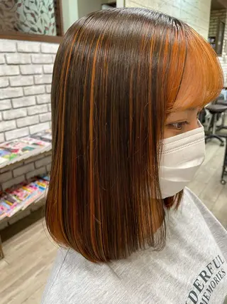 ミディアム カラー 🫧ヒシダアキ taboo.i🫧のヘアスタイル