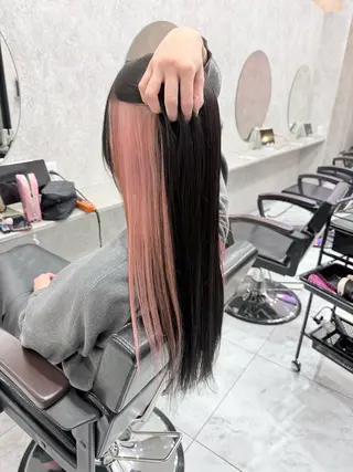 ロング カラー 🌺ハイトーン🌺 矢葺 なぎさ🌺🌺のヘアスタイル