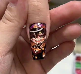 ネイル 痛ネイル 長さ出し/パラジェルのネイルデザイン