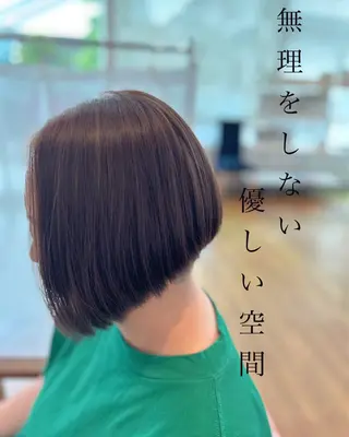 ショート ナチュラルオーブン 大村店🍀深松孝枝のヘアスタイル