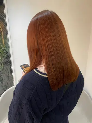 カラー ♥️ブリーチなしW/ カラー/優希/大宮のヘアスタイル