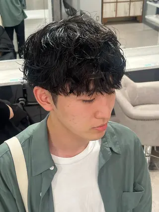 パーマ メンズ 🍐シャドウパーマ メンズ特化/守岡🍐のヘアスタイル