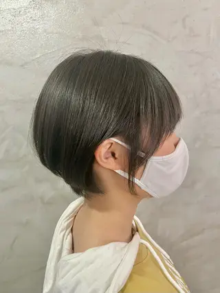 ショート 透明感カラー/ ブリーチ無し/RYOのヘアスタイル