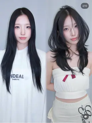 ロング 【大宮】一日限定 ハイレイヤーカットのヘアスタイル
