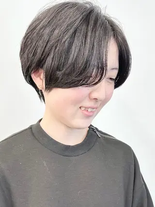 ショート ボブ/ゆるふわ ボブパーマ/とういのヘアスタイル