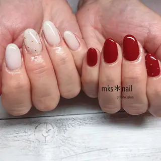 ネイル mks＊nail //  枚方長尾のネイルデザイン