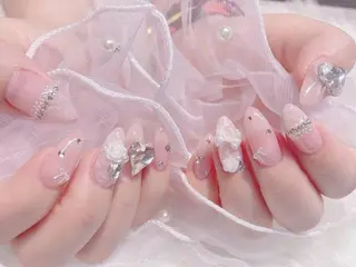 ネイル ミルキーウェイ☁韓国 デザイン/フィルインのネイルデザイン