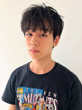 ショート ケアパーマ/ケアブリ ーチdaisukeのヘアスタイル