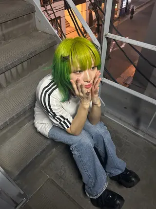 カラー ウルフ/レイヤー /suzuhaのヘアスタイル