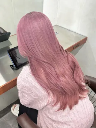 ロング カラー ブリーチ　ハイトーン 特化🌈フジタハルキのヘアスタイル