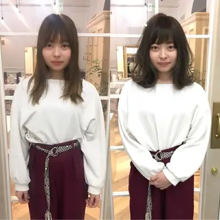 ミディアム カラー 大人可愛いショート* NoWL栗原隆成のヘアスタイル