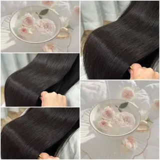 ロング 髪質改善♡ 保坂汐音のヘアスタイル