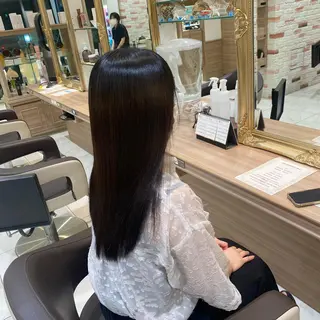 ロング ✨美髪／縮毛矯正 講師 ／塚田健✨のヘアスタイル