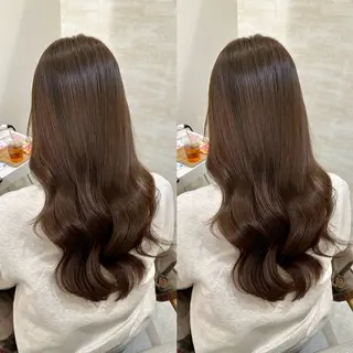 セミロング 髪質改善&ヘアケア 永山若奈のヘアスタイル