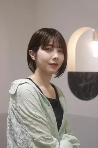 ショート カラー パーマ ヘアアレンジ salowin新宿三丁目店所属・🖤小顔ボブ/ウルフ レイヤー🖤山本諒のヘアスタイル