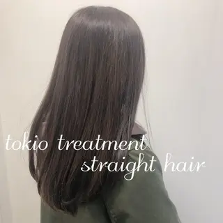セミロング 透明感カラー REIのヘアスタイル